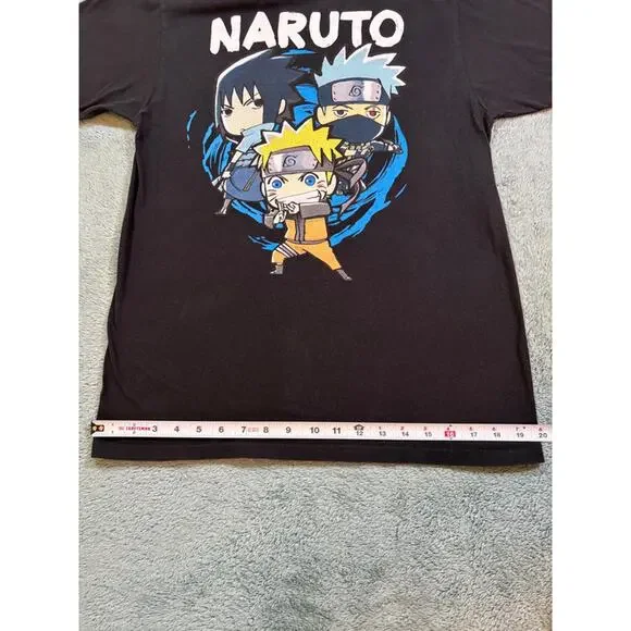 Naruto Shippuden Black Graphic T-Shirt Size US UK Medium - Picture 6 of 8